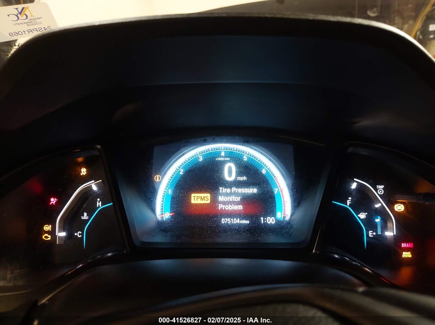 2017 HONDA CIVIC VIN: SHHFK7H75HU400887