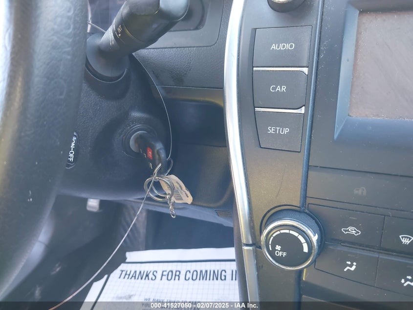 2015 TOYOTA CAMRY SE VIN: 4T1BF1FKXFU955472