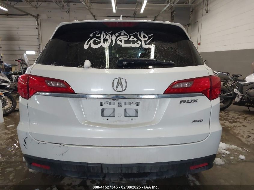 2013 Acura Rdx VIN: 5J8TB4H55DL014707 Lot: 41527345