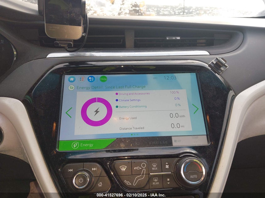 2018 CHEVROLET BOLT EV VIN: 1G1FW6S01J4109692