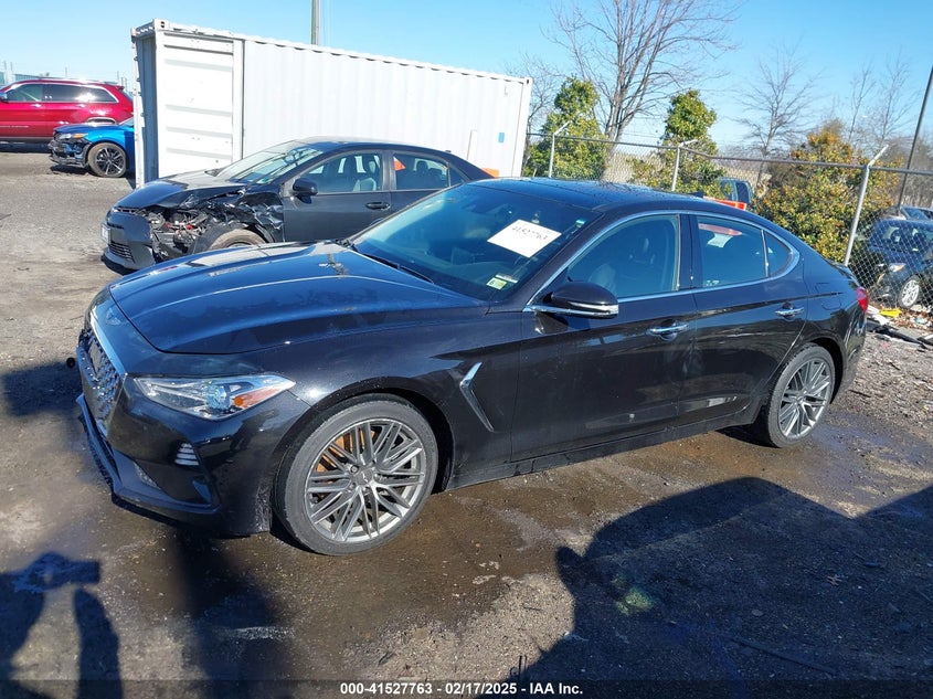 2019 GENESIS G70 ADVANCED RWD VIN: KMTG34LA0KU032218