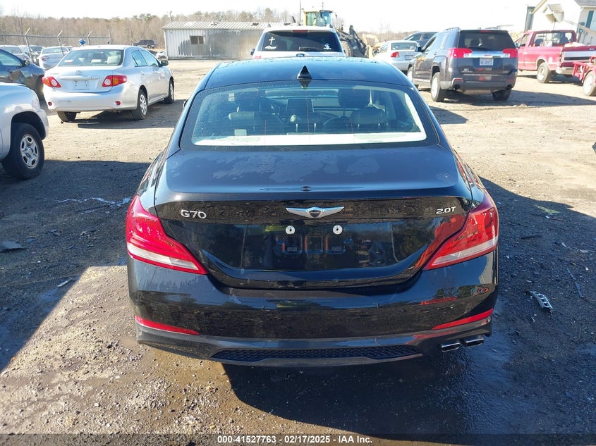 2019 GENESIS G70 ADVANCED RWD VIN: KMTG34LA0KU032218