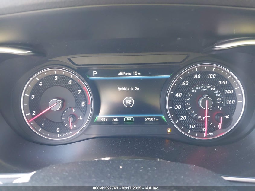 2019 GENESIS G70 ADVANCED RWD VIN: KMTG34LA0KU032218