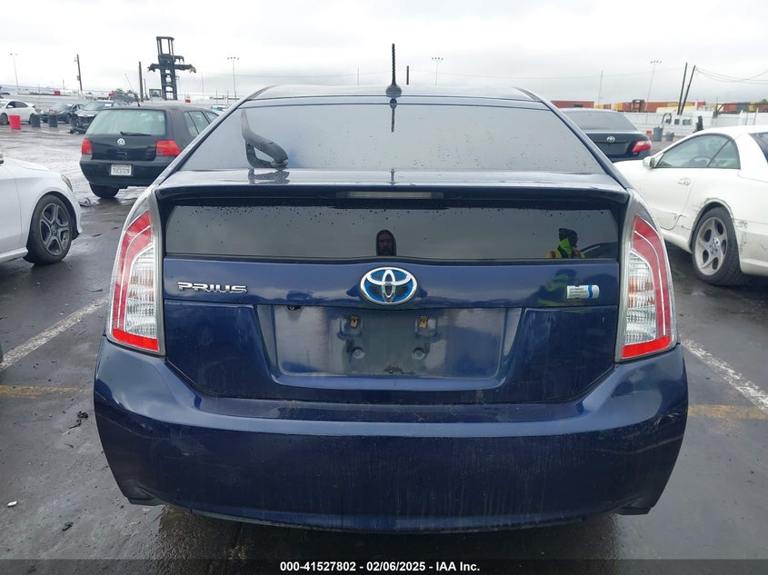 2013 TOYOTA PRIUS VIN: JTDKN3DU8D0350281