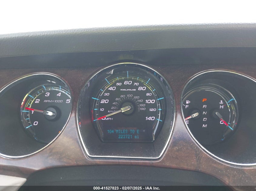 2012 FORD TAURUS VIN: 1FAHP2EW8CG104325