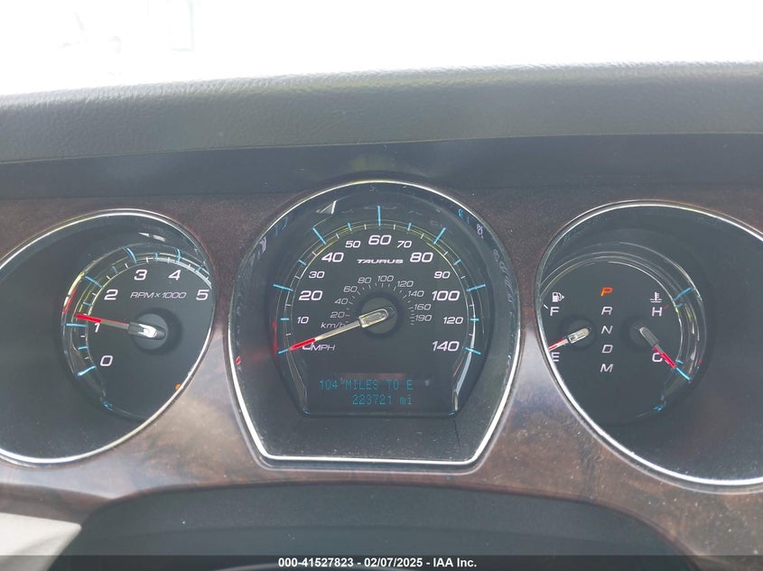 2012 FORD TAURUS VIN: 1FAHP2EW8CG104325