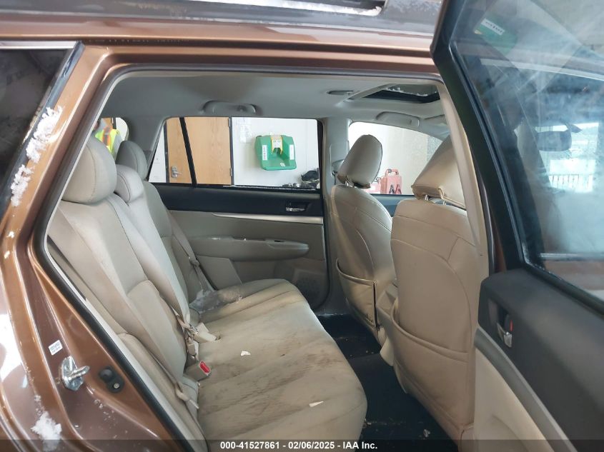 2011 Subaru Outback VIN: 4F4BRBGC3B3395749 Lot: 41527861