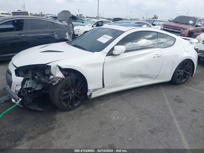 2013 HYUNDAI GENESIS COUPE VIN: KMHHU6KJ6DU081340