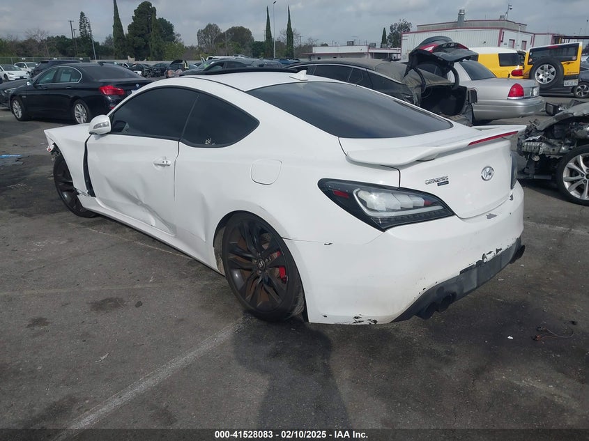 2013 HYUNDAI GENESIS COUPE VIN: KMHHU6KJ6DU081340