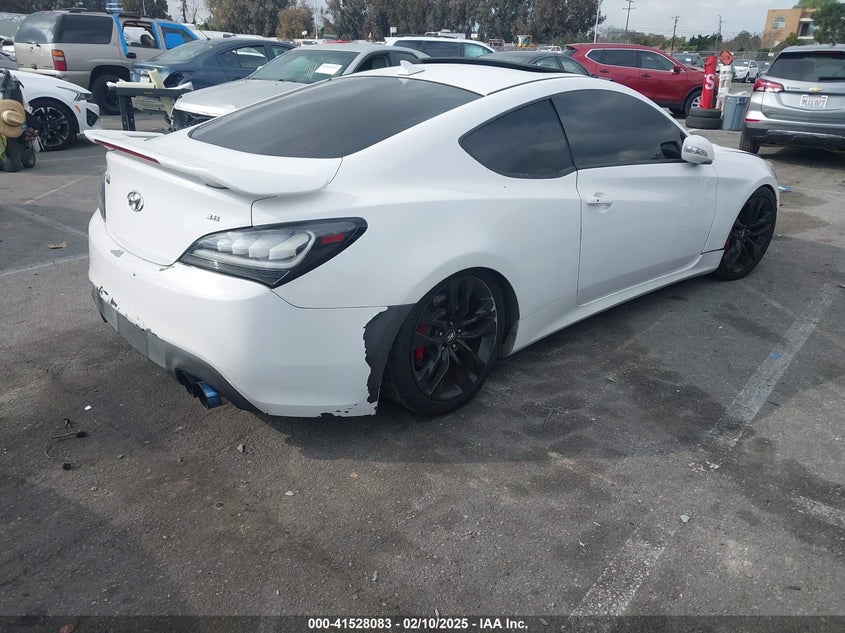 2013 HYUNDAI GENESIS COUPE VIN: KMHHU6KJ6DU081340