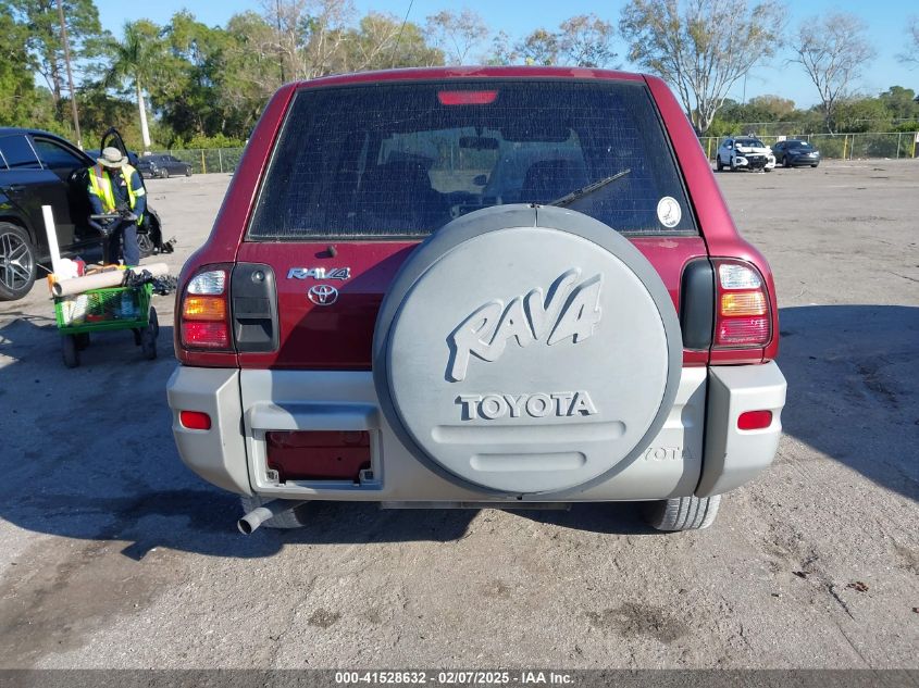 2000 Toyota Rav4 VIN: JT3GP10V7Y0045982 Lot: 41528632