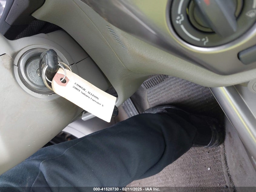 2009 Subaru Forester 2.5X VIN: JF2SH61619H702092 Lot: 41528730