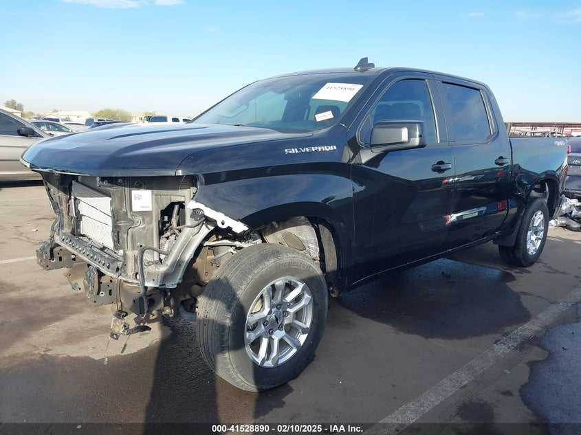 2022 CHEVROLET SILVERADO 1500 5.3L V-8 DI, VVT, 35(VIN: 2GCUDEED8N1519663