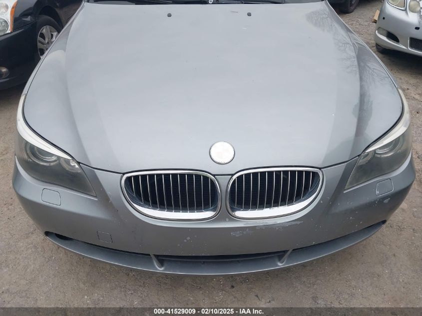 2007 BMW 530I VIN: WBANE73517CM58028 Lot: 41529009