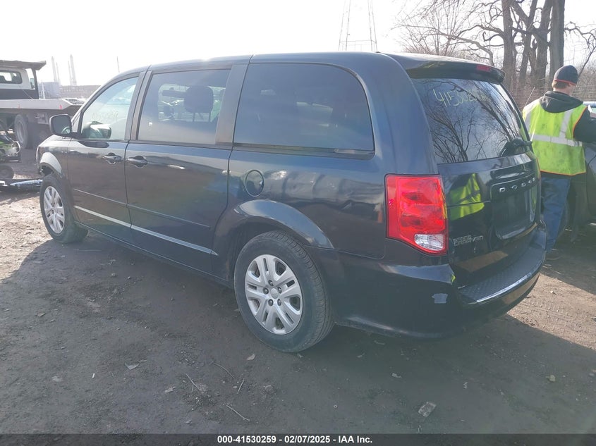 Vin: 2c4rdgbgxer104278, lot: 42020967, dodge grand caravan se 20143