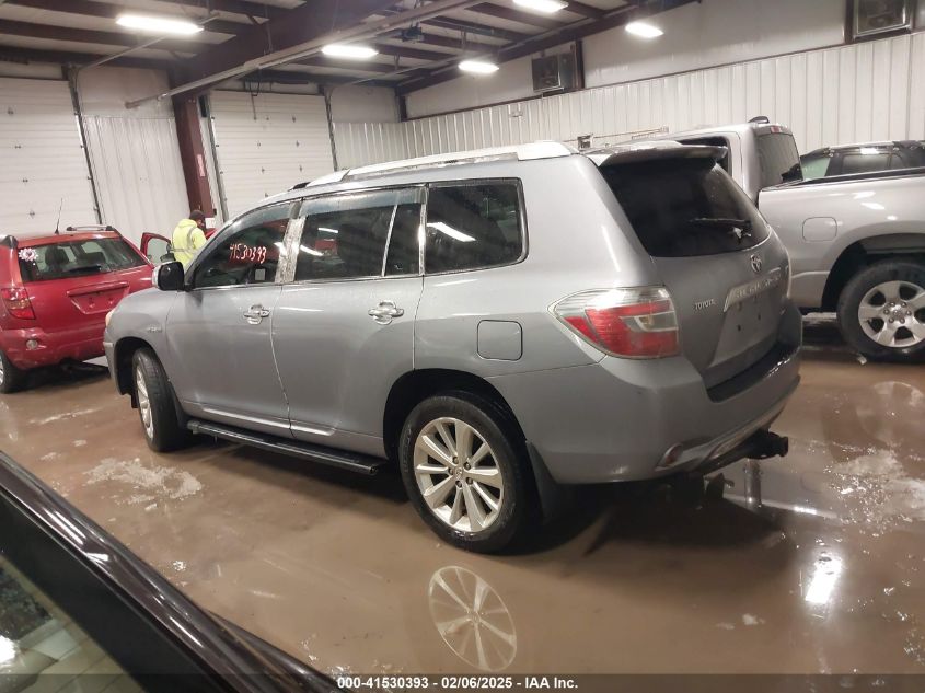 2009 Toyota Highlander Hybrid Limited VIN: JTEEW44A892026437 Lot: 41530393