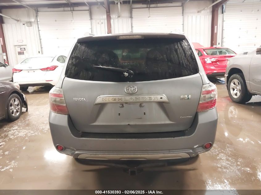 2009 Toyota Highlander Hybrid Limited VIN: JTEEW44A892026437 Lot: 41530393
