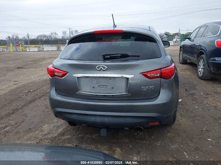 2016 Infiniti Qx70 VIN: JN8CS1MU6GM670637 Lot: 41530893