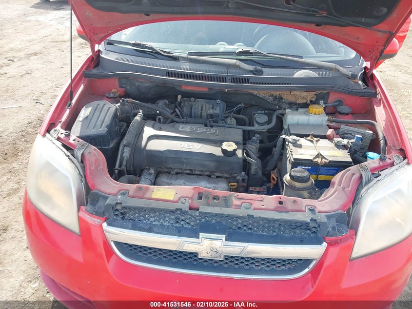 2007 CHEVROLET AVEO VIN: KL1TD56657B176185
