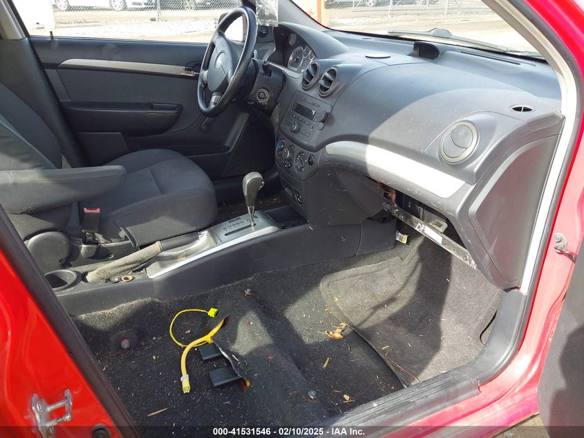 2007 CHEVROLET AVEO VIN: KL1TD56657B176185