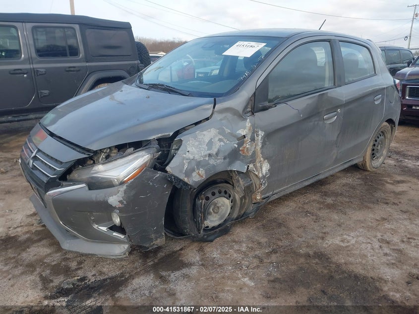 2021 MITSUBISHI MIRAGE VIN: ML32AUHJ6MH004090