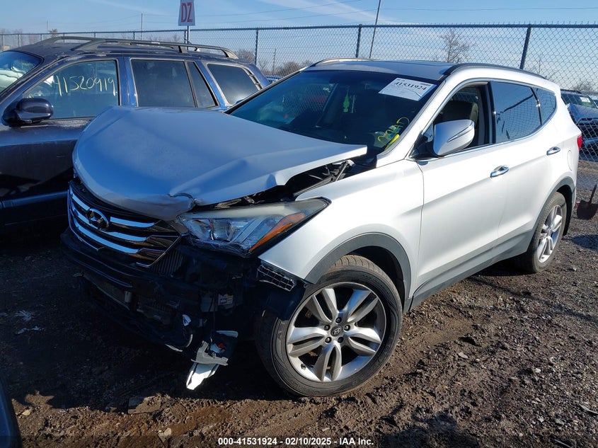 2013 HYUNDAI SANTA FE SPORT VIN: 5XYZUDLA7DG096524