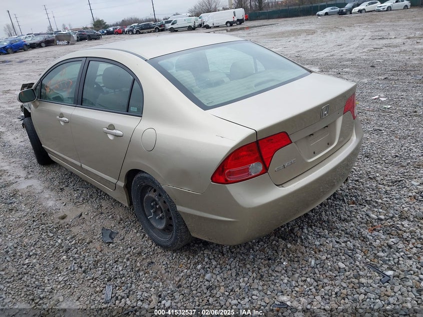 2007 HONDA CIVIC VIN: 1HGFA16547L067551