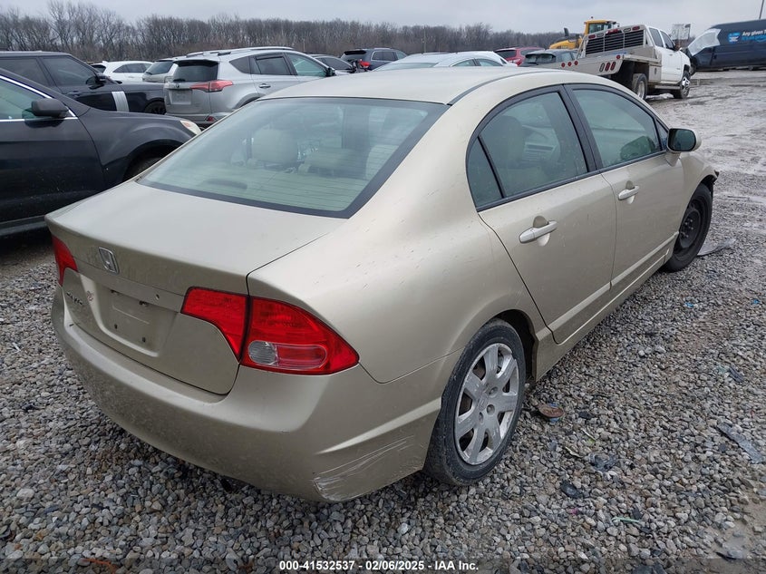 2007 HONDA CIVIC VIN: 1HGFA16547L067551