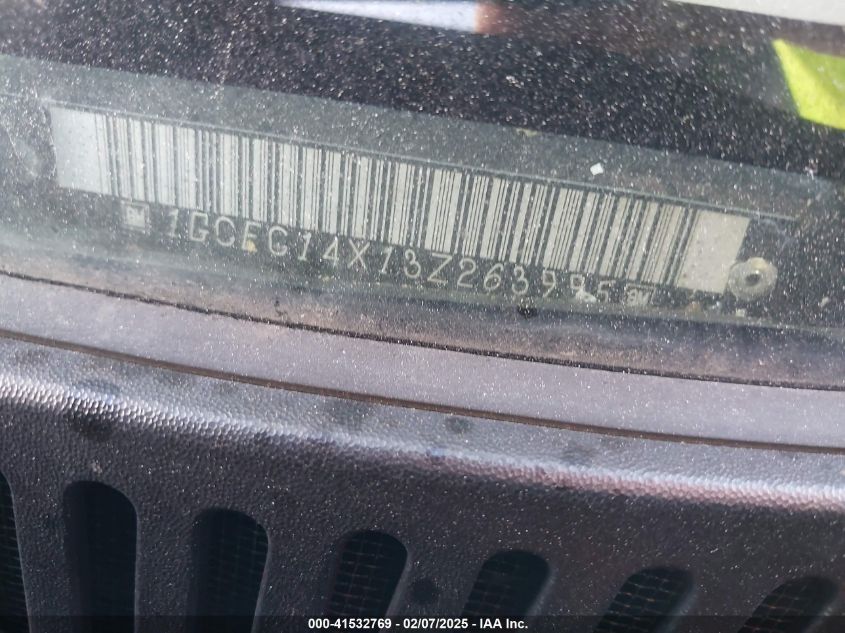 2003 Chevrolet Silverado 1500 VIN: 1GCEC14X13Z263995 Lot: 41532769