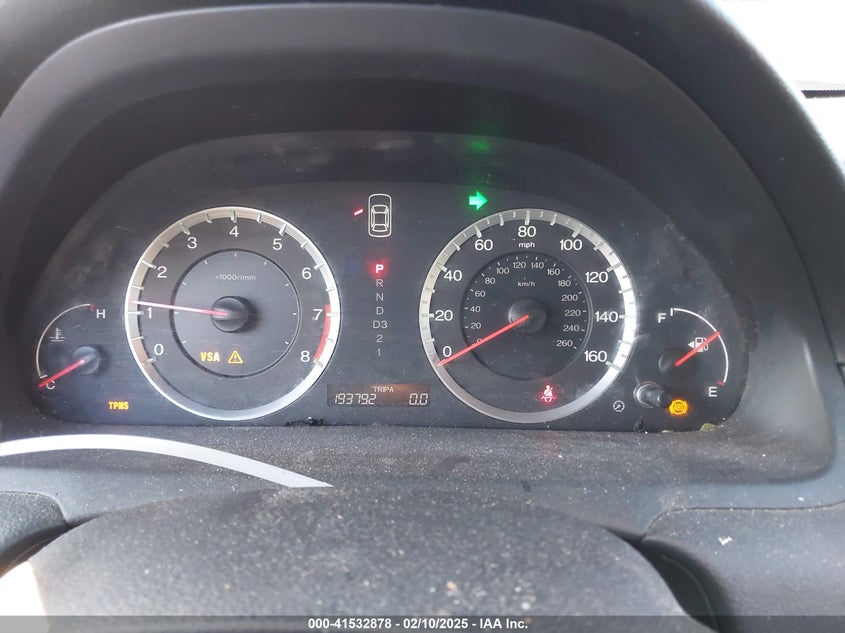 2008 HONDA ACCORD VIN: 1HGCP36898A044433