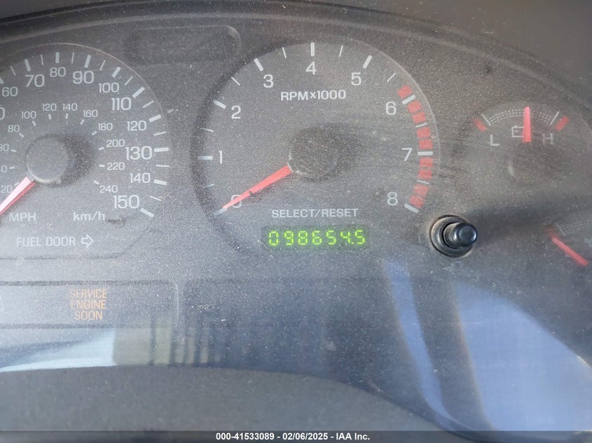 2001 Ford Mustang Gt VIN: 1FAFP45XX1F204750 Lot: 41533089