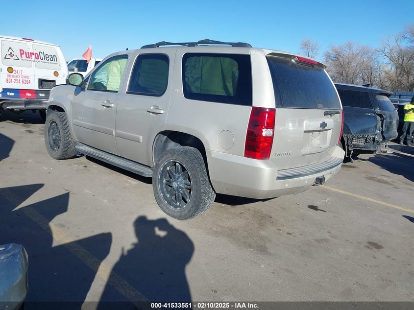 2007 CHEVROLET TAHOE VIN: 1GNFK13067J396811