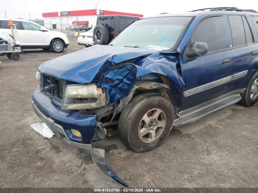 2002 Chevrolet Trailblazer Lt VIN: 1GNDT13S222127617 Lot: 41533700