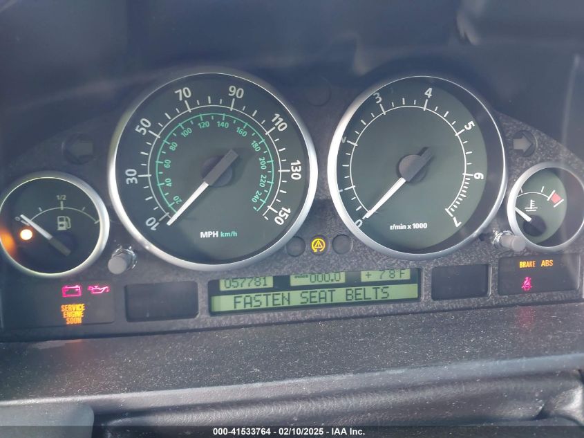 2004 Land Rover Range Rover Hse VIN: SALME11484A146195 Lot: 41533764