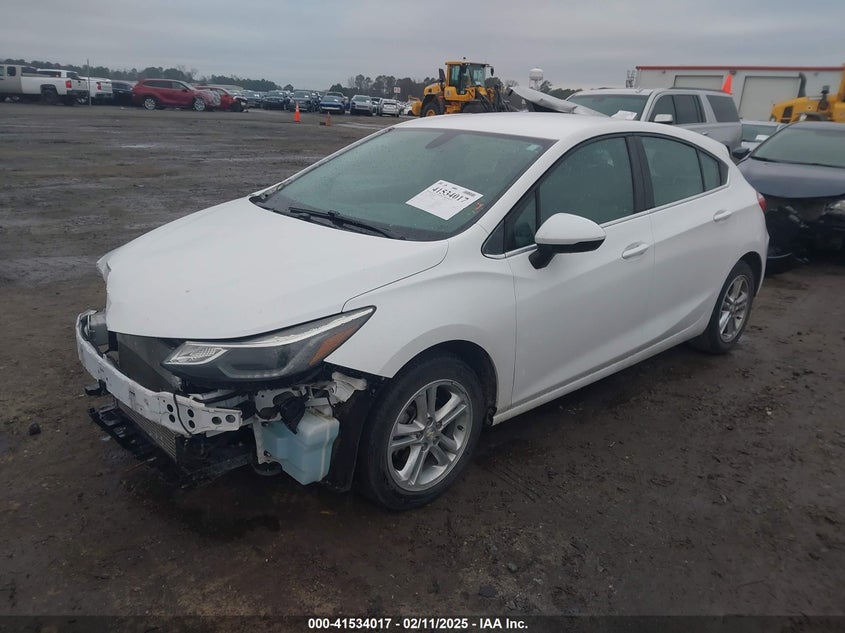 2017 CHEVROLET CRUZE VIN: 3G1BE6SM9HS569214
