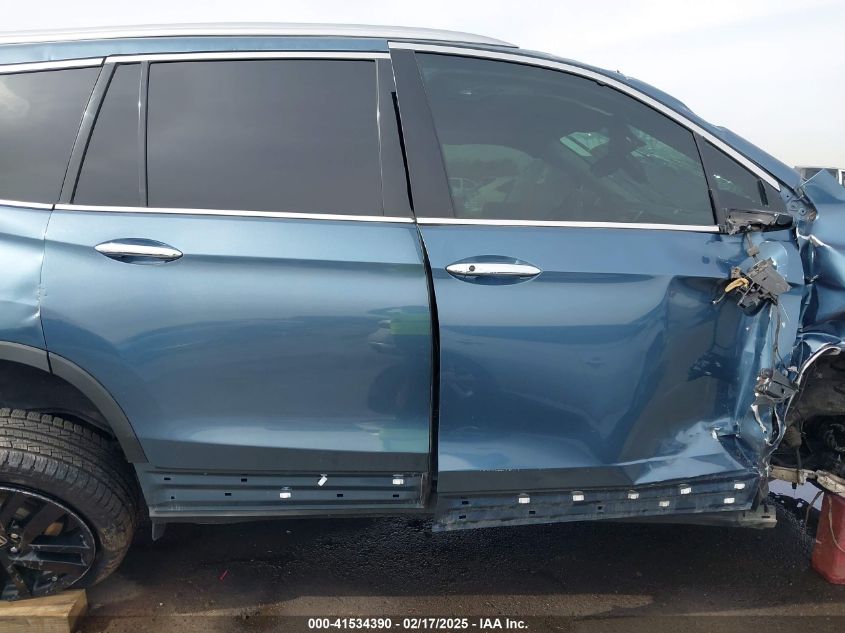 2016 Honda Pilot Touring VIN: 5FNYF6H90GB035866 Lot: 41534390