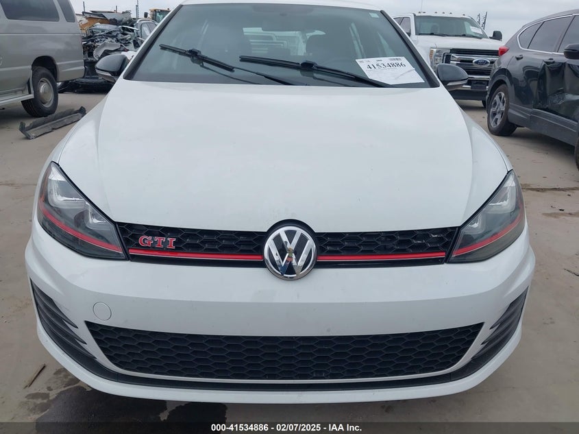 2017 VOLKSWAGEN GOLF GTI AUTOBAHN 4-DOOR/S 4-DOOR/SE 4-DOOR/SPORT 4-DOOR - 3VW547AU4HM023548