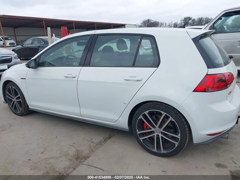 2017 VOLKSWAGEN GOLF GTI AUTOBAHN 4-DOOR/S 4-DOOR/SE 4-DOOR/SPORT 4-DOOR - 3VW547AU4HM023548