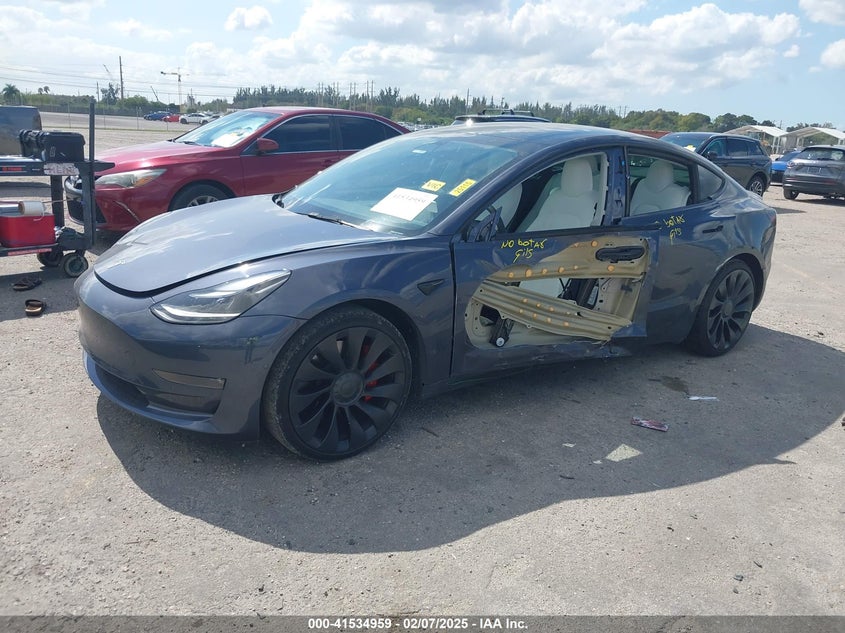 2022 TESLA MODEL 3 VIN: 5YJ3E1EC9NF201184