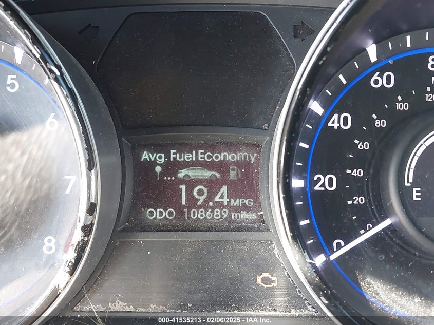 2014 HYUNDAI SONATA VIN: 5NPEB4AC8EH833636