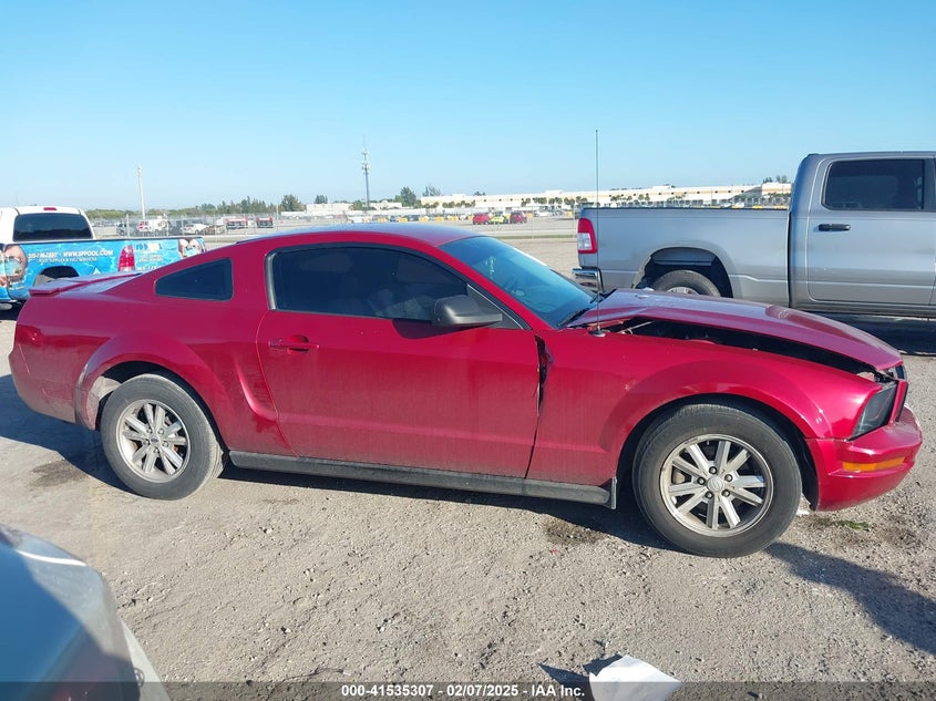 2007 FORD MUSTANG VIN: 1ZVFT80N775296060