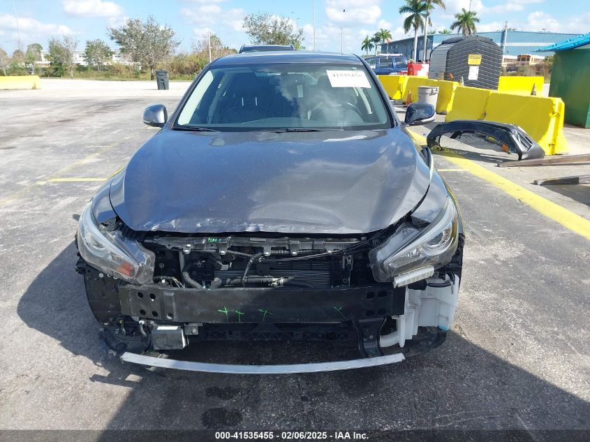 2019 Infiniti Q50 3.0T Luxe VIN: JN1EV7AP3KM515617 Lot: 41535455