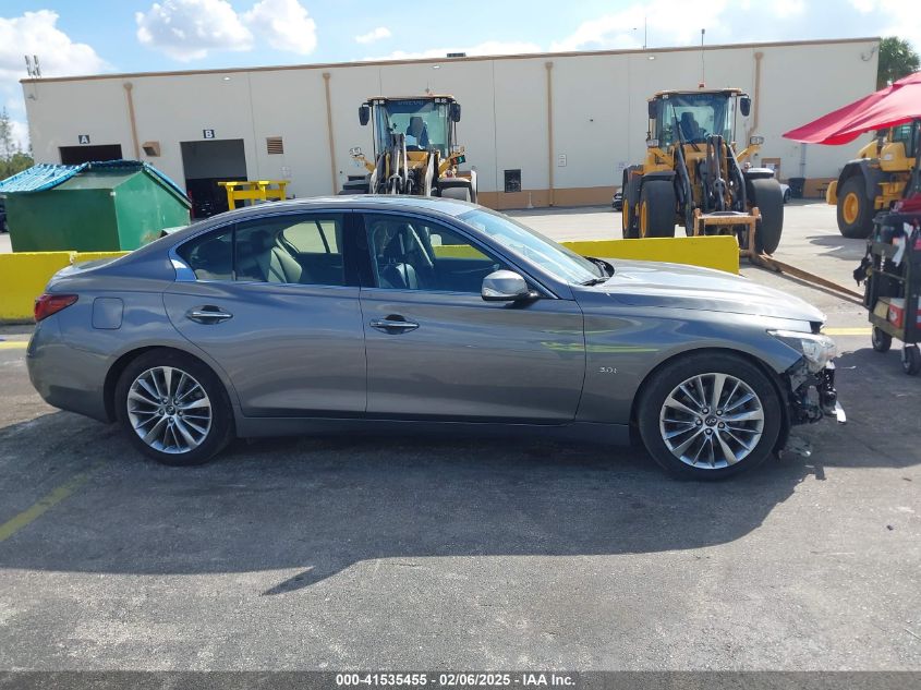 2019 Infiniti Q50 3.0T Luxe VIN: JN1EV7AP3KM515617 Lot: 41535455