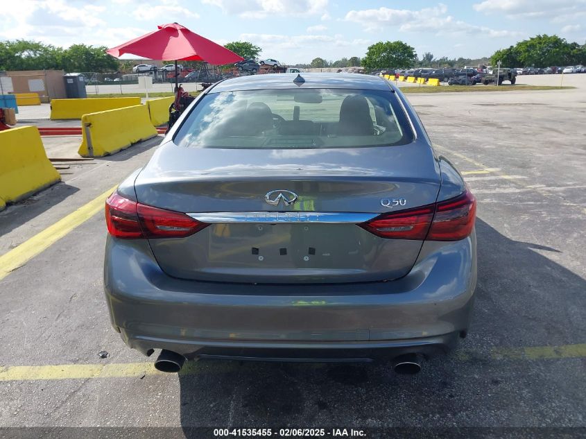 2019 Infiniti Q50 3.0T Luxe VIN: JN1EV7AP3KM515617 Lot: 41535455
