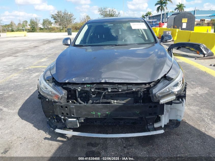 2019 Infiniti Q50 3.0T Luxe VIN: JN1EV7AP3KM515617 Lot: 41535455