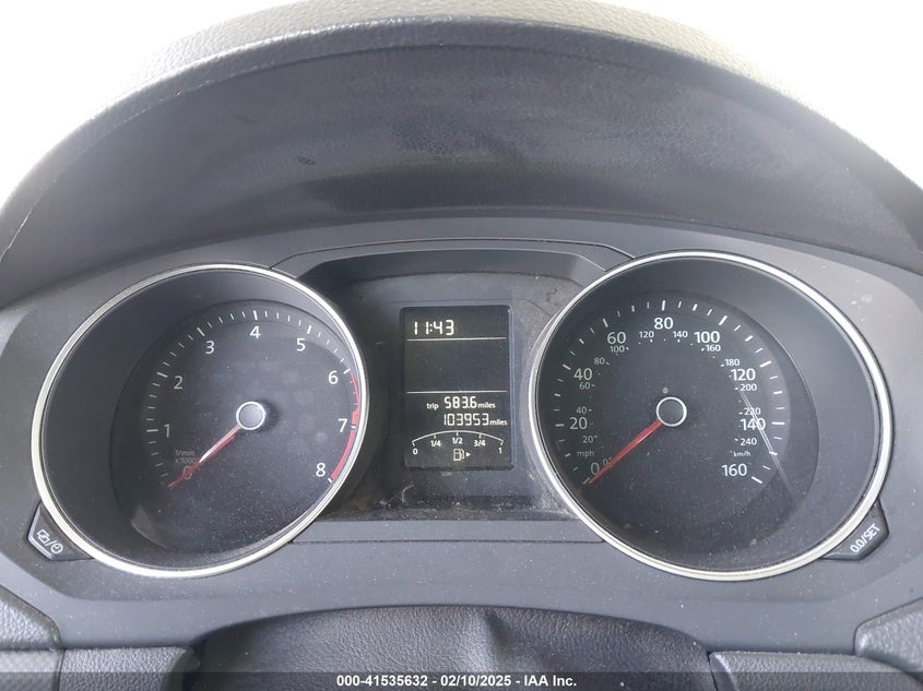 2015 VOLKSWAGEN JETTA VIN: 3VW2K7AJ3FM253125