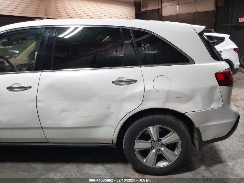 2011 Acura Mdx VIN: 2HNYD2H26BH535058 Lot: 41535662