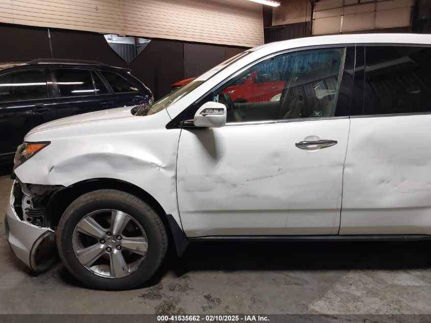 2011 Acura Mdx VIN: 2HNYD2H26BH535058 Lot: 41535662