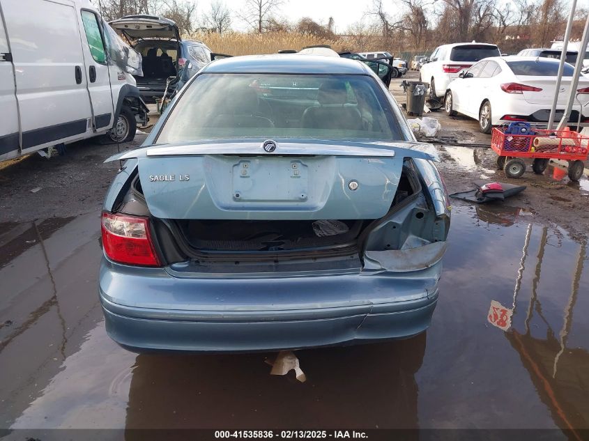 2005 Mercury Sable Ls VIN: 1MEFM55S65A611575 Lot: 41535836