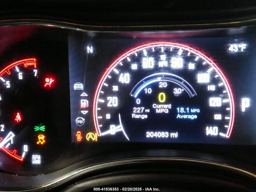 2016 Dodge Durango Sxt VIN: 1C4RDHAG4GC402974 Lot: 41536353